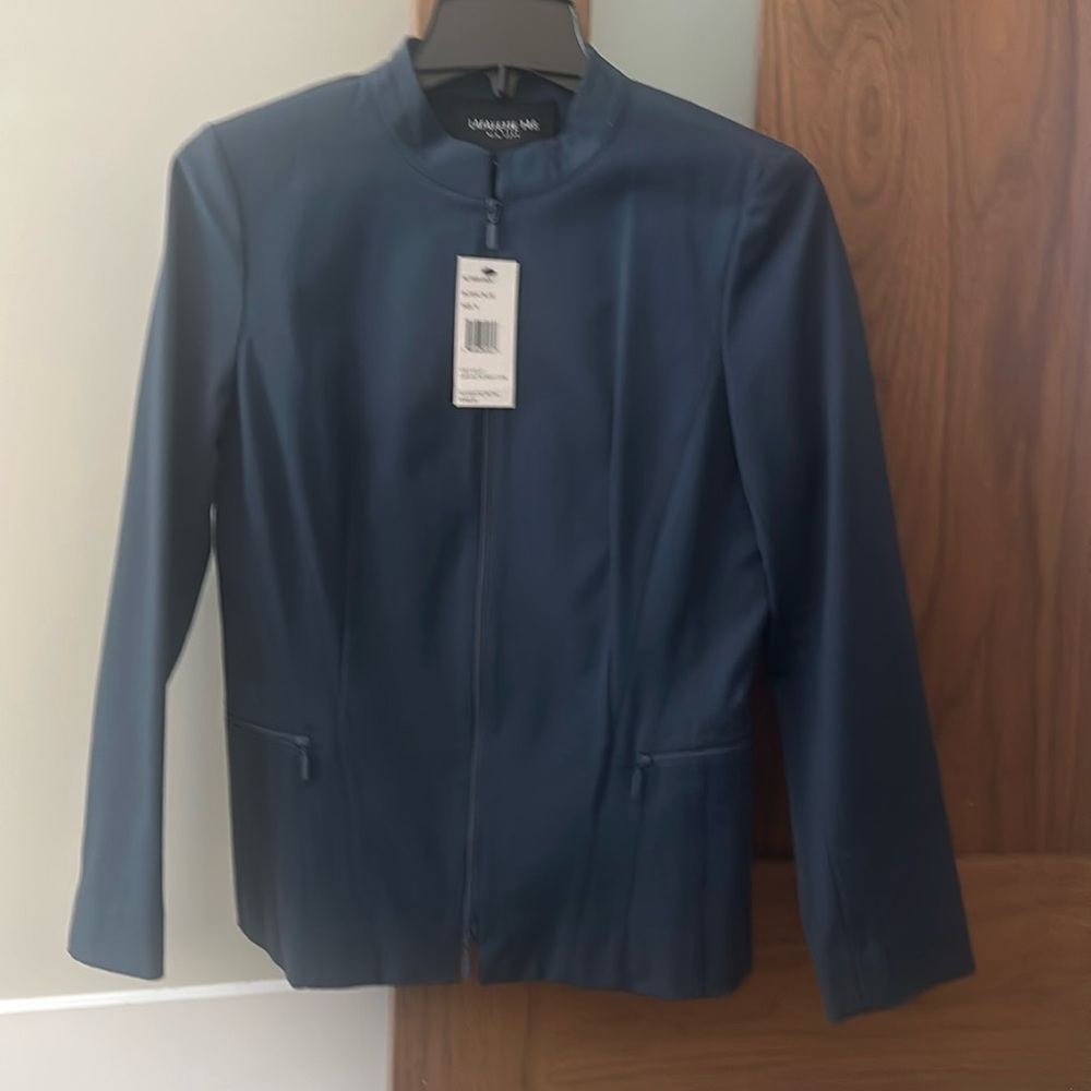 Lafayette 148 Janina Mandarin Collar Jacket Sz 6